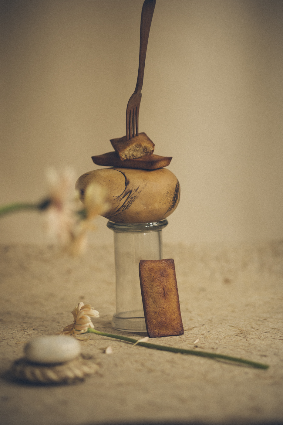 焦がしバター香るフィナンシェ / Financier au beurre brûlé