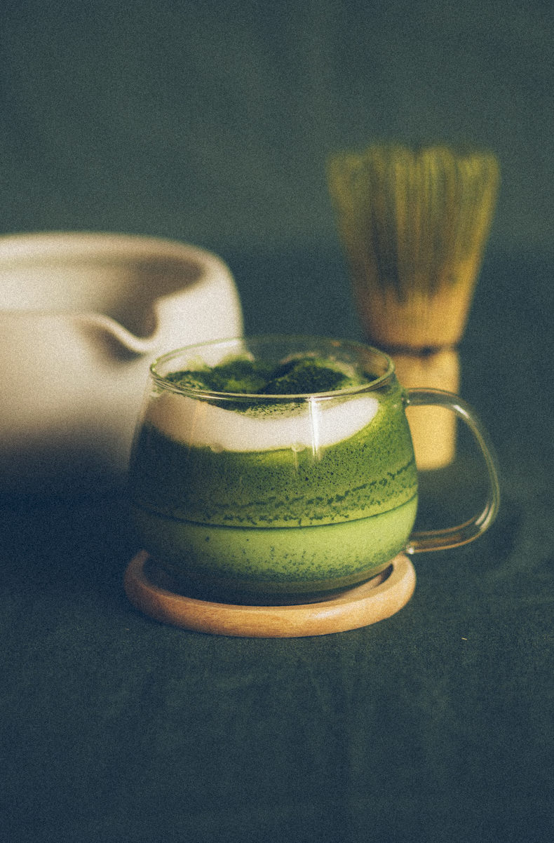 Latte au matcha
