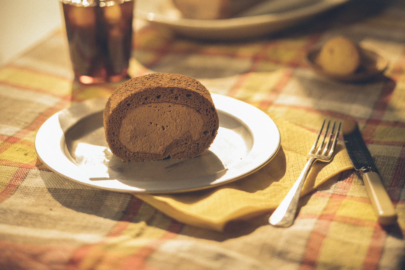 ショコラロールケーキ / Gâteau roulé au chocolat