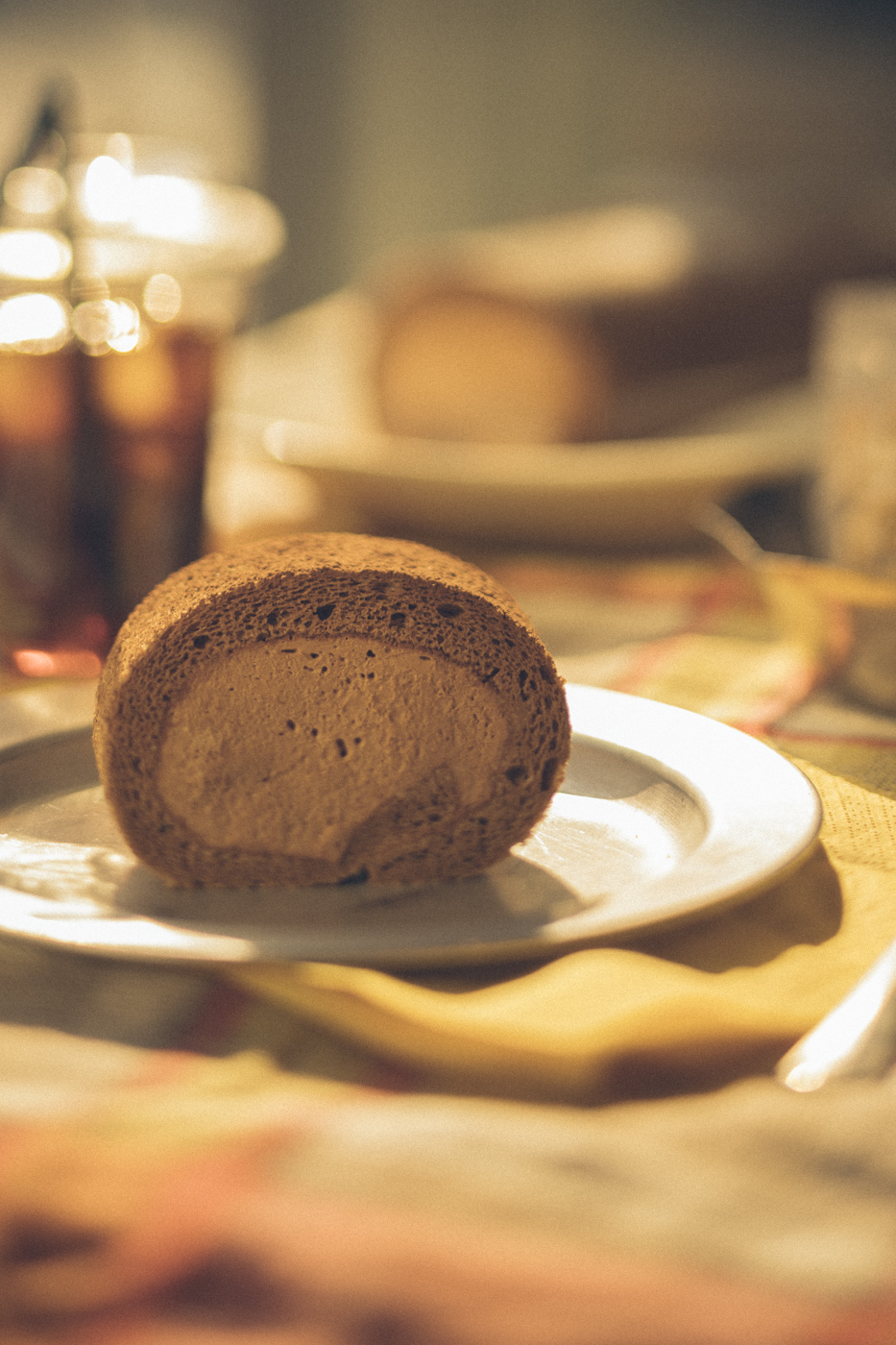 ショコラロールケーキ / Gâteau roulé au chocolat