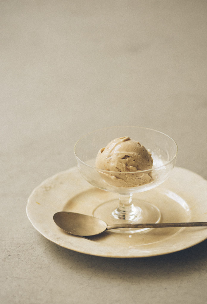 Glace royale au thé au lait