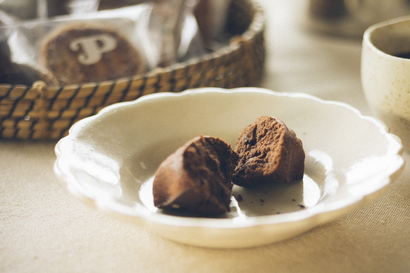マドレーヌ・ショコラ / Madeleines au chocolat