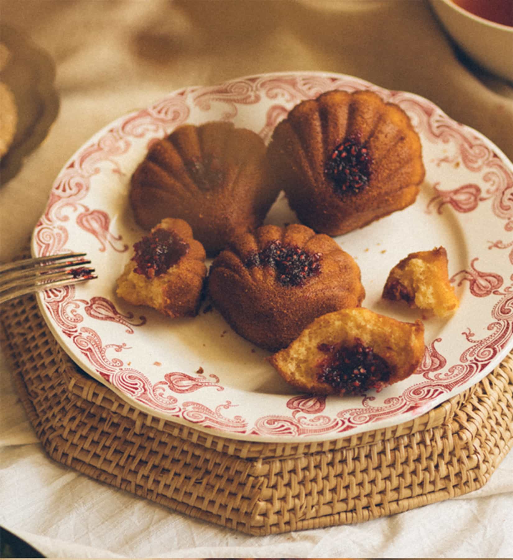 マスカルポーネとフワンボワーズマドレーヌ / Madeleine au mascarpone et framboise