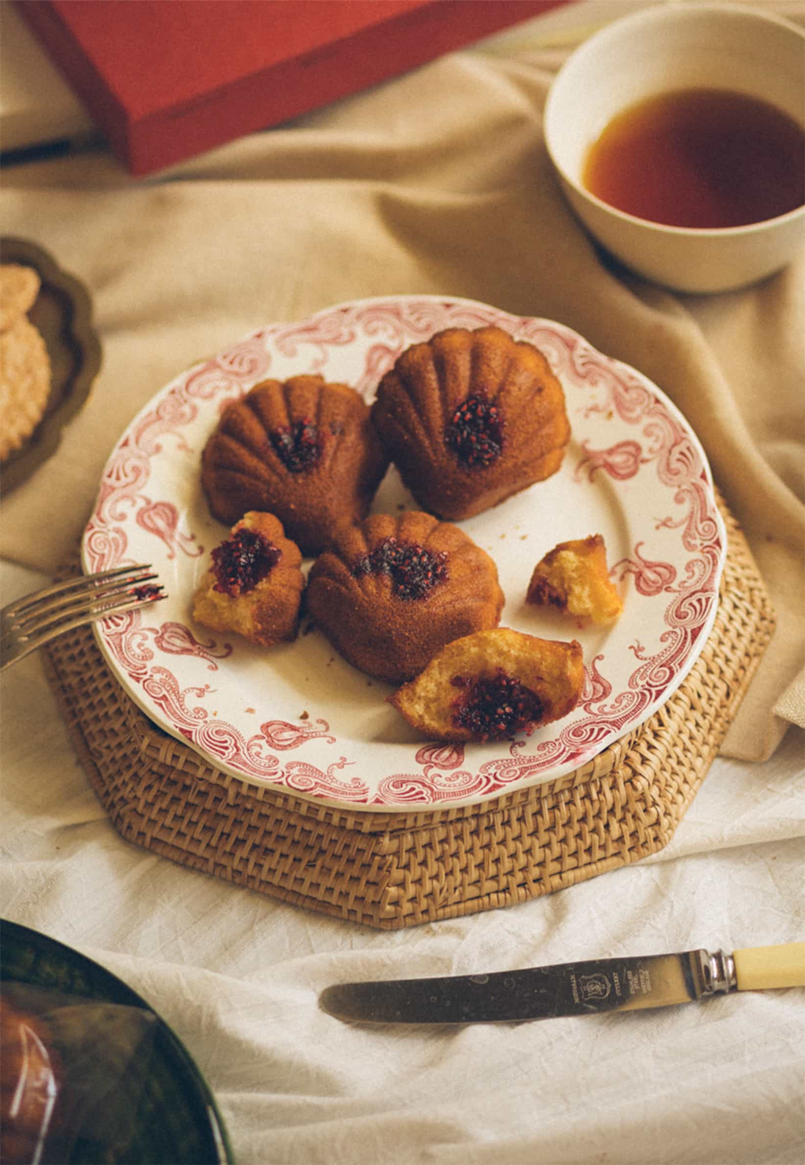 マスカルポーネとフワンボワーズマドレーヌ / Madeleine au mascarpone et framboise