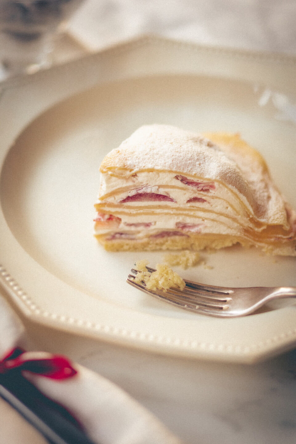 苺のミルクレープ / Mille-feuille aux fraises