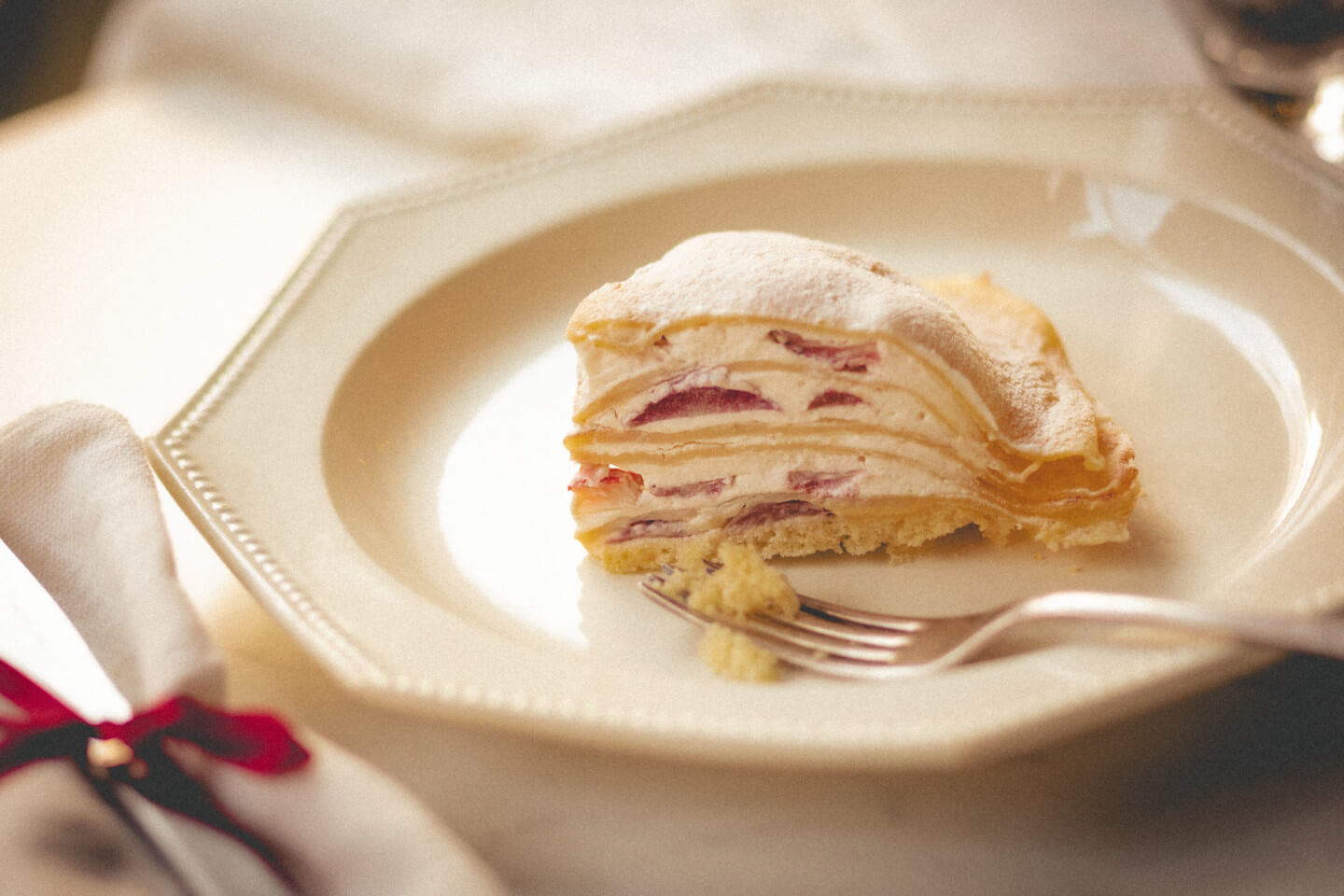 苺のミルクレープ / Mille-feuille aux fraises